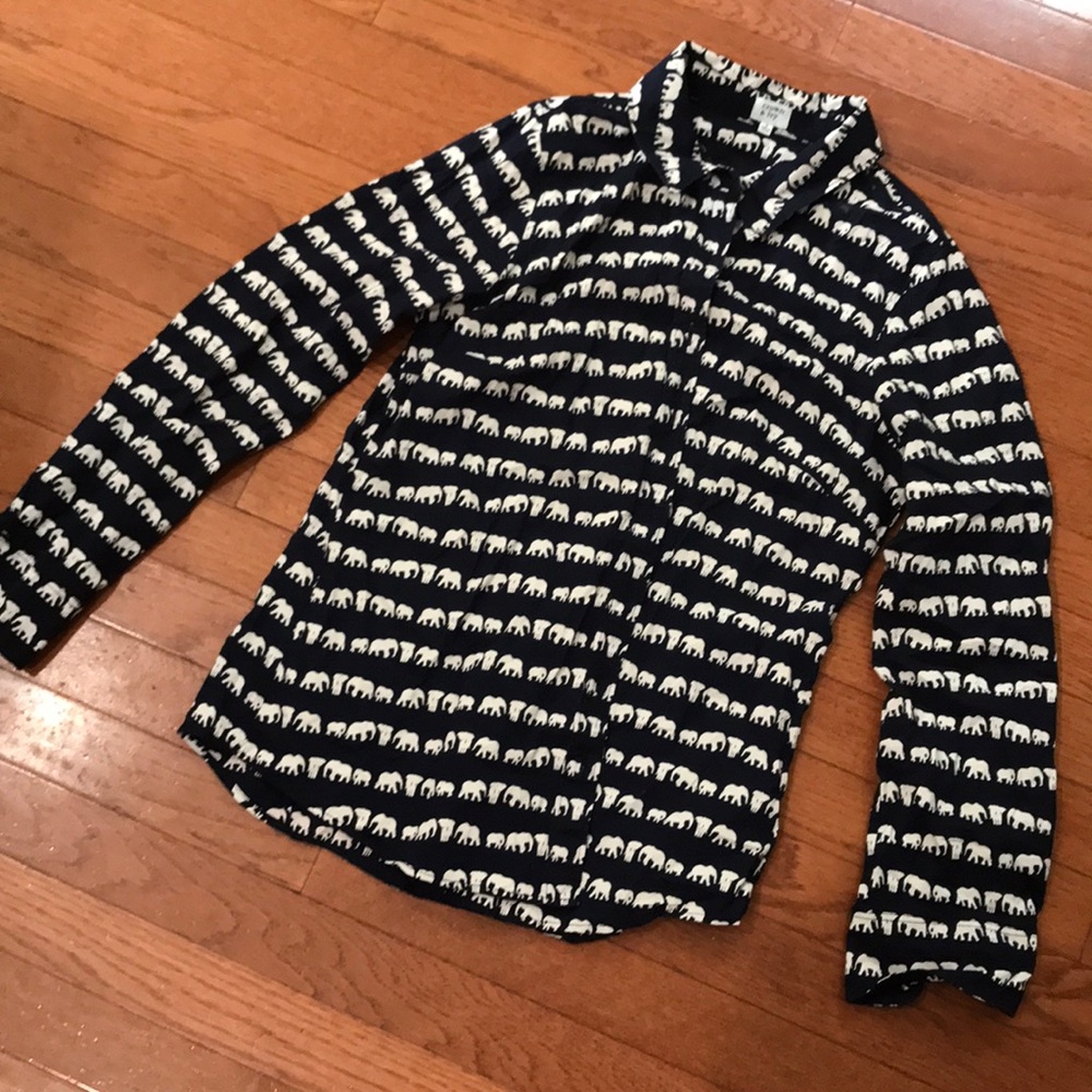 Crown and Ivy Elephant Shirt